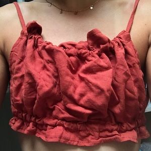 ‼️SOLD ‼️BACKLESS SCRUNCH TOP